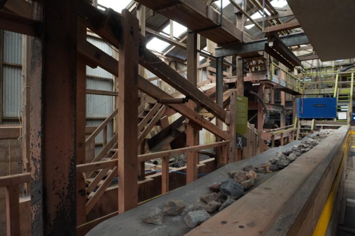 Geevor Tin Mine, Cornwall, mineral extraction