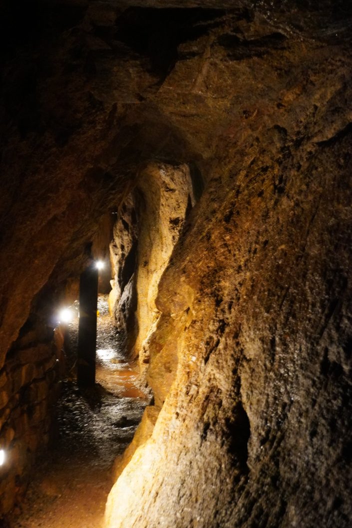 Geevor Tin Mine, Cornwall, undergroun