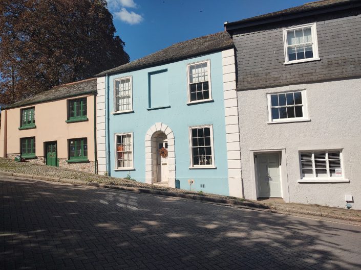 Totnes: a set of terraced houses
