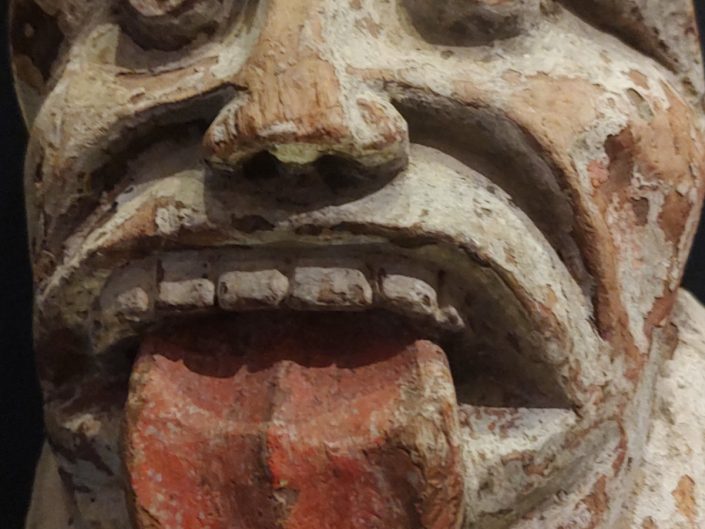 Taunton Museum, painted oak carving - Sept 2026